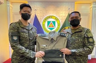LOOK: Ronnie Liang gets promotion from Philippine Army