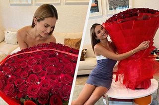 Sarah Lahbati gets 150 roses from Richard Gutierrez