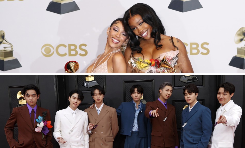 BTS Reacts To Losing Grammys 2022 Award To Doja Cat: 'We're Not Happy  But' - News18