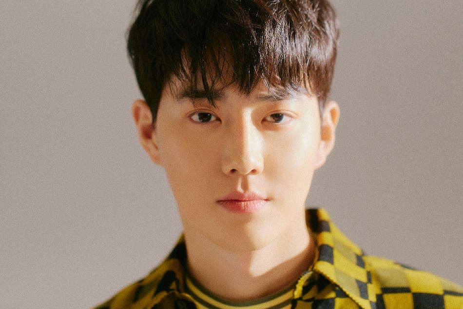 Promotional photo for K-pop singer Suho’s second solo release, ‘Grey Suit.’ Photo from EXO’s official Facebook page