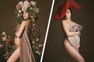 Jennylyn Mercado stuns in painting-themed maternity shoot