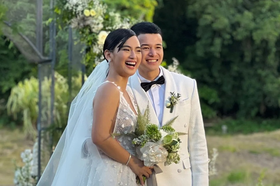 Patrick Sugui and Aeriel Garcia wed on Wednesday. Instagram: @ria