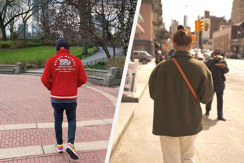 Rumored couple Paulo Avelino and Janine Gutierrez share a photo of each other taken during their recent New York trip. Instagram: @janinegutierrez, @pauavelino