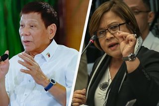 Duterte hopes cases vs De Lima 'can still prosper'
