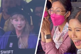 Robredo sisters fangirl over Taylor Swift in NYU graduation 