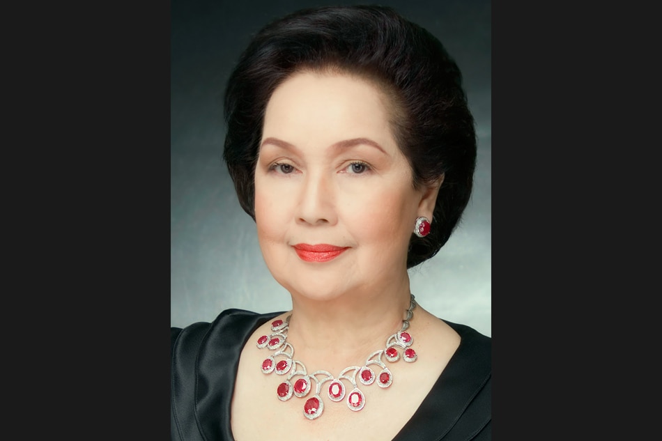 ABS-CBN on Saturday honored local showbiz legend Susan Roces, whom it called ‘a source of inspiration and strength as she served’ Filipinos. Courtesy of Sen. Grace Poe