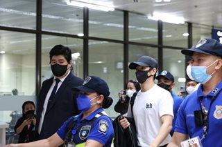 LOOK: Korean actor Kim Soo-hyun arrives in Manila for fan meet