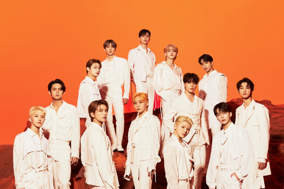 K-pop group Seventeen will hold a two-day concert in Manila on October 8 and 9. Photo: Twitter/@pledis_17