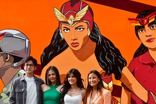 'Darna' mural para sa frontliners pinasinayaan ng cast