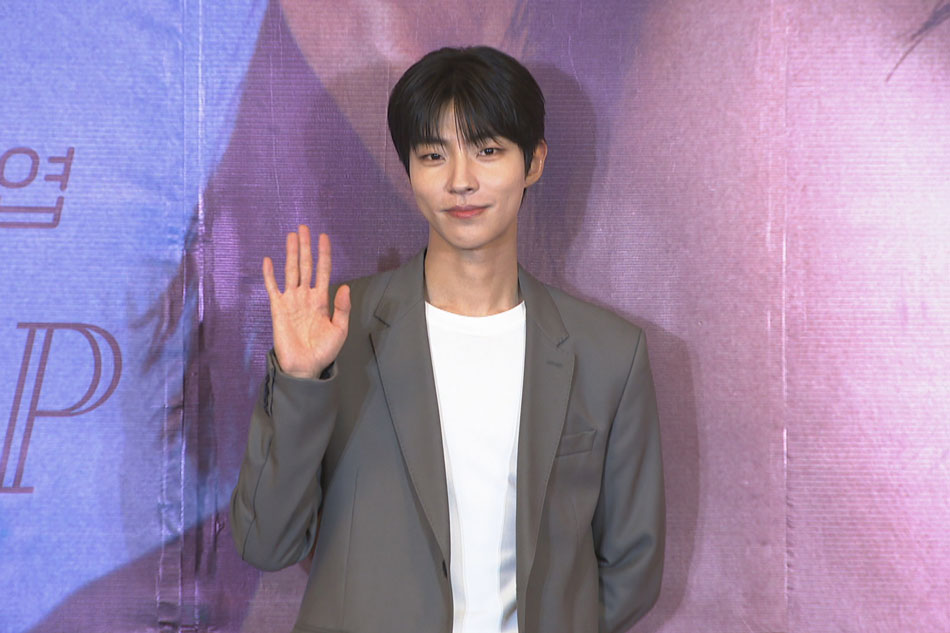 South Korean actor Hwang In Youp at a press conference before his first fan meeting in Manila last June 19, 2022.