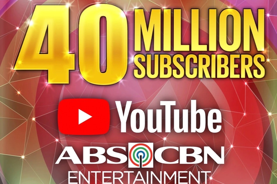 ABS-CBN Entertainment remains the No. 1 YouTube channel in Southeast Asia with 40 million subscribers as of July 2022