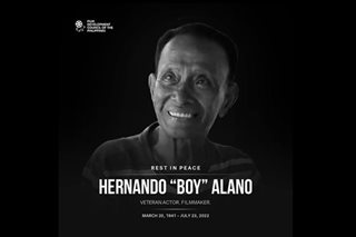 FDCP mourns loss of screen veteran Hernando 'Boy' Alano
