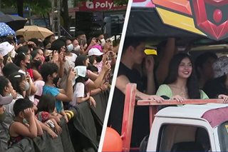 Fans dinumog ang parada ng 'Darna' cast