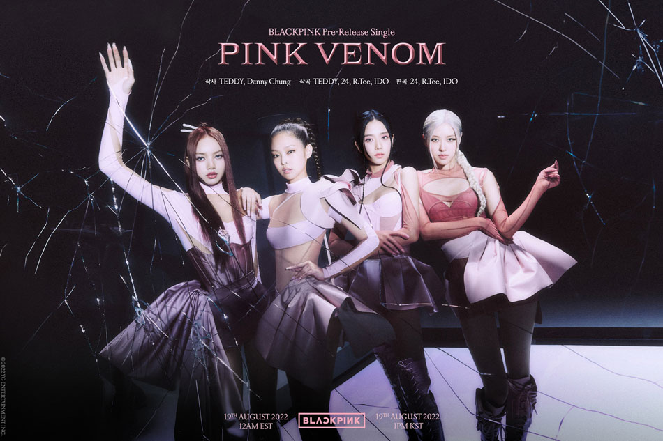'Pink Venom' credit poster. Photo from Blackpink's Twitter account