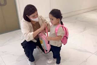 Dani Barretto turns emotional as she sends off daughter to school