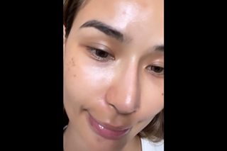 No filter: Samantha Bernardo bares 'no makeup' look