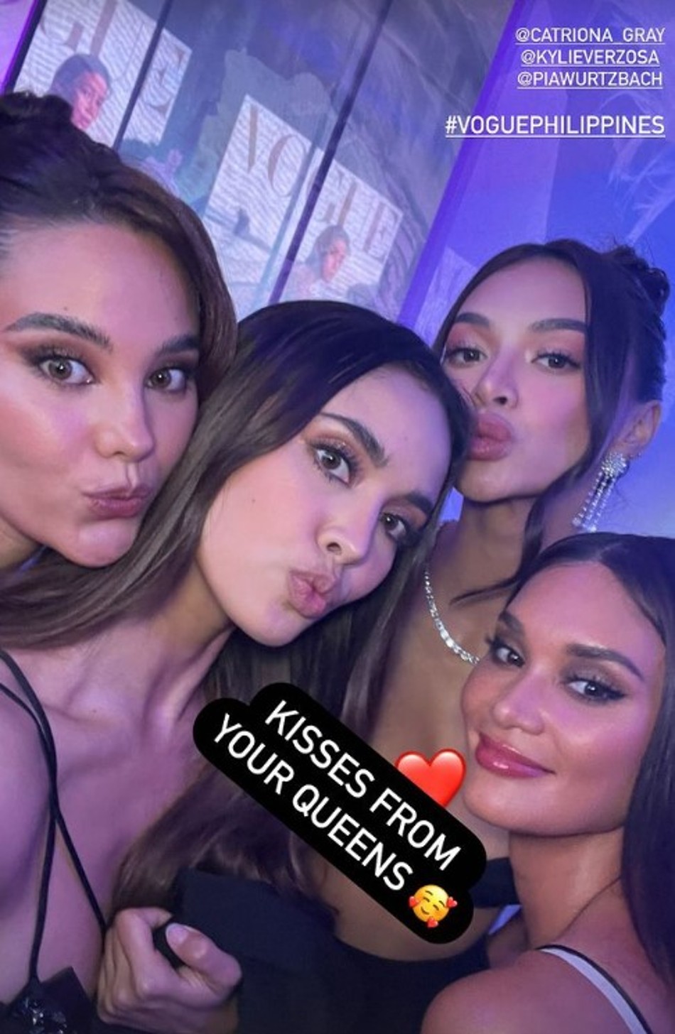 Screengrab from Instagram Stories: @meganbata
