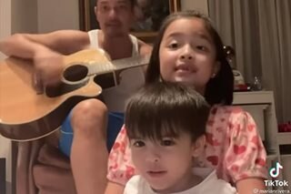 Zia, Sixto join dad Dingdong Dantes in singing Beatles song
