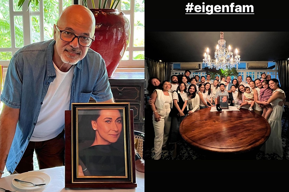 The Eigenmann clan gathers to remember the late actress Cherie Gil. Instagram: @mdemesa24