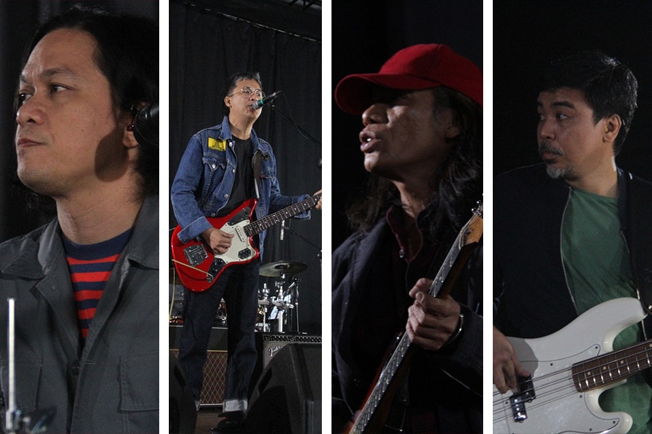 The Eraserheads during rehearsals for their upcoming reunion concert. Michael Bagtas, ABS-CBN News