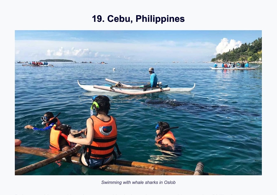 Cebu among world’s 'Best Places to Travel' in 2023 ABSCBN News