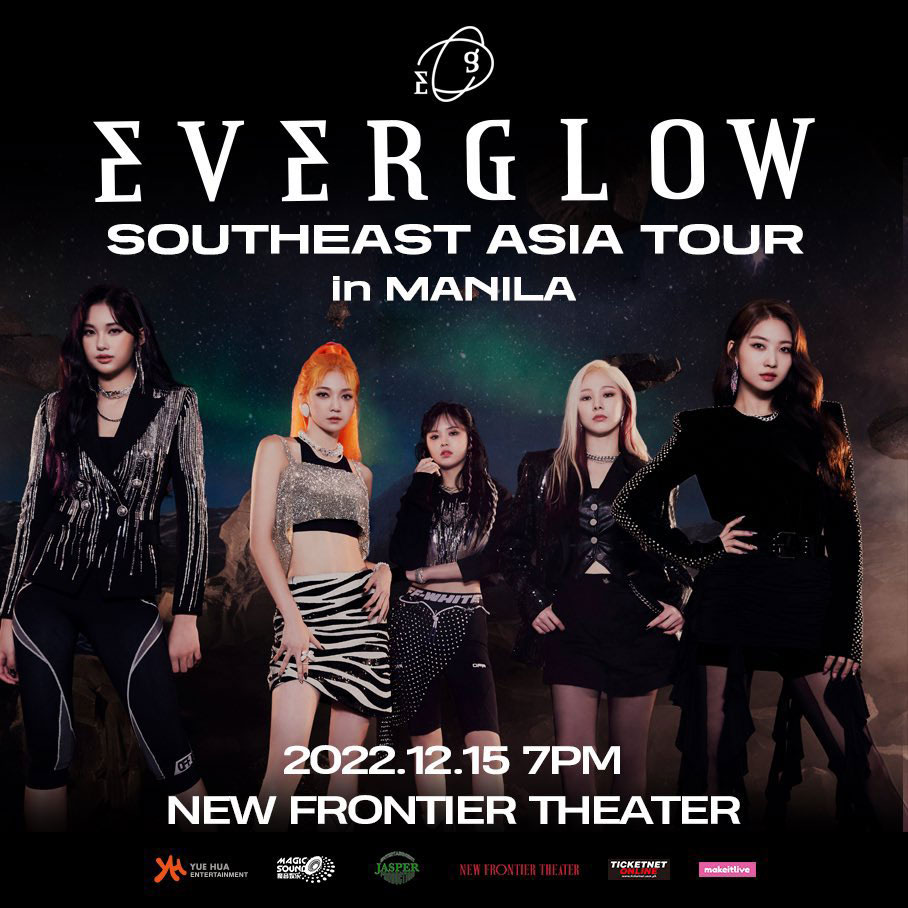  K-pop girl group Everglow will hold a solo concert in the Philippines on Dec. 15, 2022. Photo: Twitter/@makeitliveasia