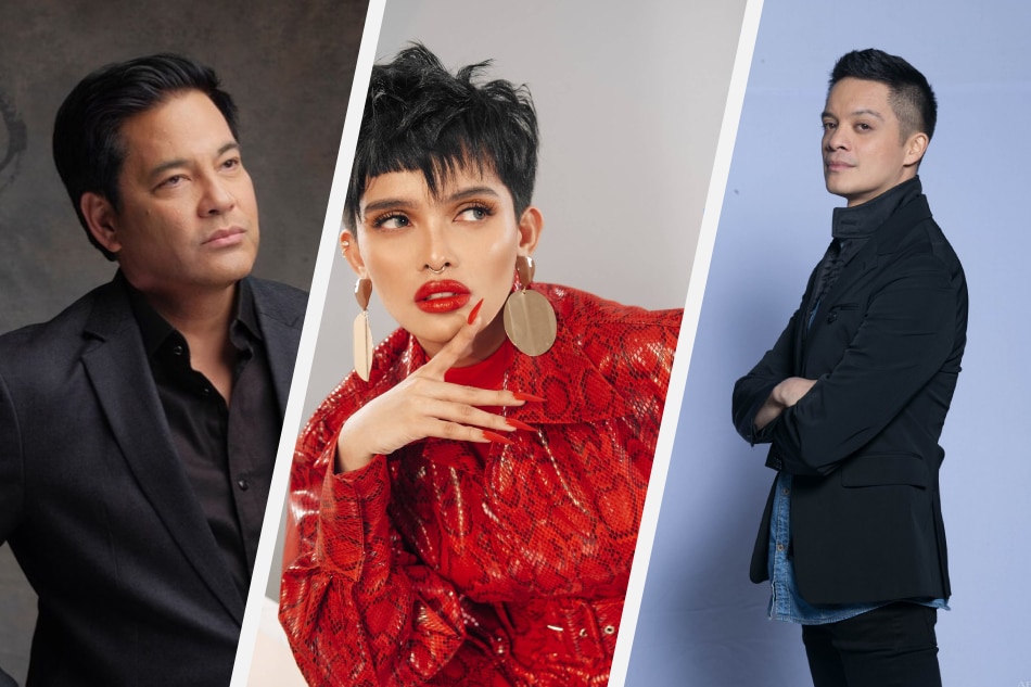 Martin Nievera, KZ Tandingan, and Bamboo will sit as coaches in the fifth season of ABS-CBN’s ‘The Voice Kids.’ FILE/Vicor/ABS-CBN