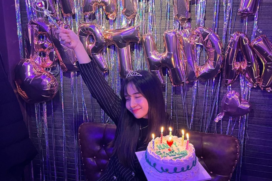Kristel Fulgar Celebrates Birthday In S Korea Abs Cbn News