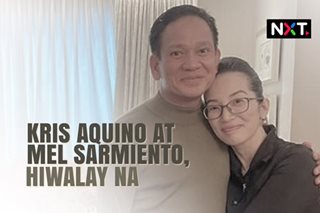 Kris Aquino at Mel Sarmiento, hiwalay na