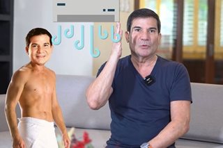 Edu Manzano recalls going to class wearing only a towel