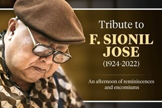 Tribute for F Sionil Jose set on Monday