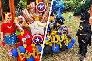 Korina’s twins celebrate superhero-themed birthday