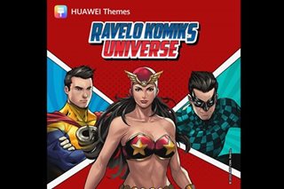 Customized themes for phones feature Pinoy superheroes 