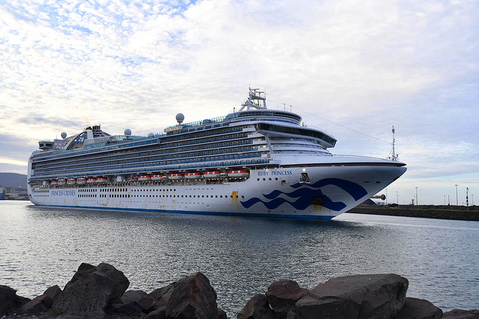 The Ruby Princess cruise ship  EPA-EFE/file