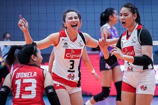 Cignal hands Choco Mucho its first loss, takes Pool A lead