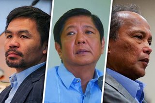 Pacquiao tells PDP-Laban to ignore Marcos Jr. endorsement