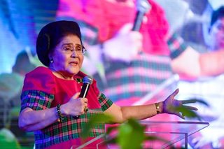 Imee Marcos: Imelda wants to campaign for Bongbong