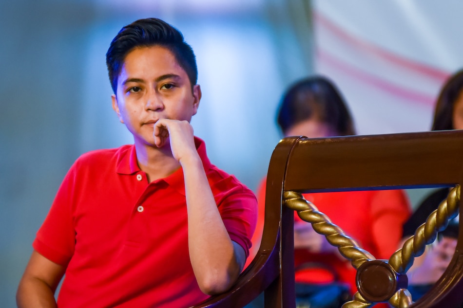 Sandro Marcos, son of President-elect Ferdinand 'Bongbong' Marcos Jr., during former First Lady Imelda Marcos’ 90th birthday hosted by the “Friends of Imelda Romualdez Marcos” (FIRM) held at the Rizal Park Open Air Auditorium in Manila on July 01, 2019. George Calvelo, ABS-CBN News/File