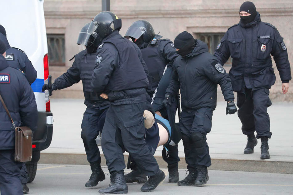 More Than 170 Detained In Protests Across Russia | ABS-CBN News