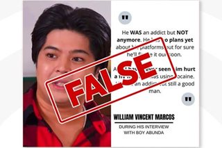 FACT CHECK: 'Di sinabi ng anak na dating adik si Marcos