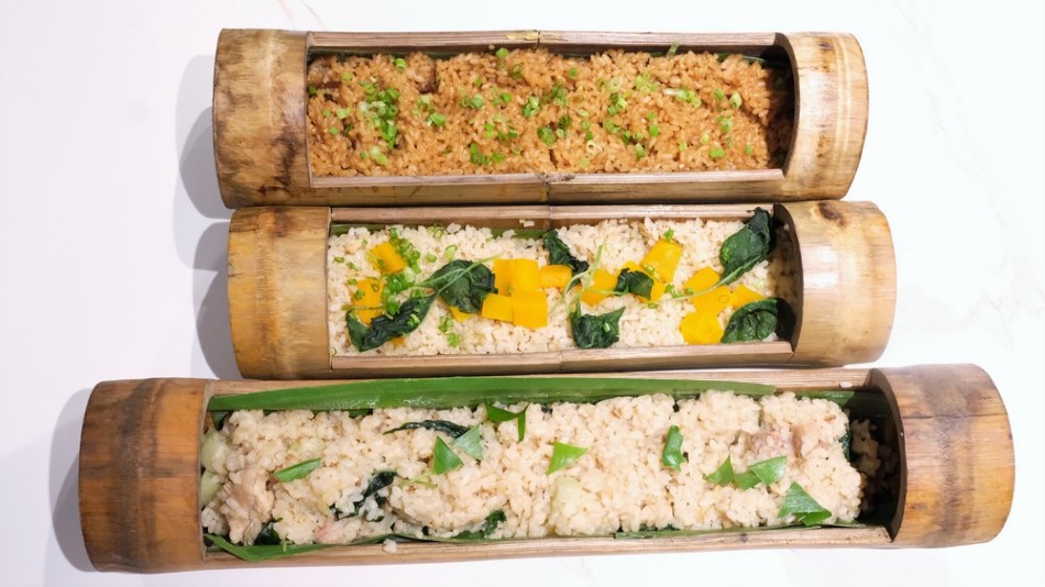 Bamboo rice. Jeeves de Veyra