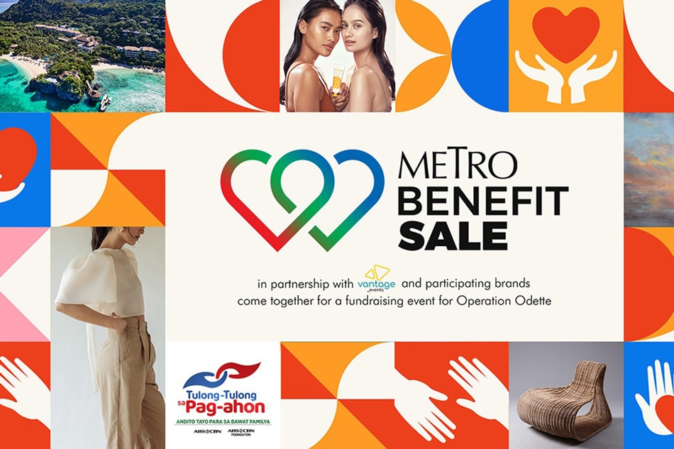 Travel, fashion, and other deals for a good cause are available in Metro’s 8-day online shopping event. Handout