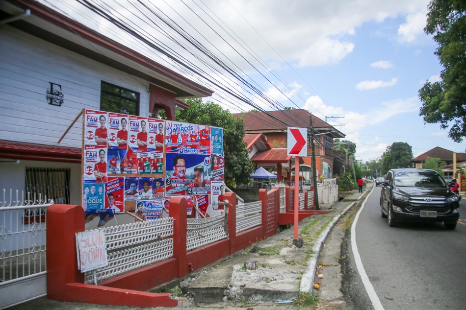 A residential area in Sarrat, Ilocos Norte, following the victory of presumptive president Ferdinand 'Bongbong' Marcos Jr. in the 2022 elections. May 10, 2022. Jonathan Cellona, ABS-CBN News.