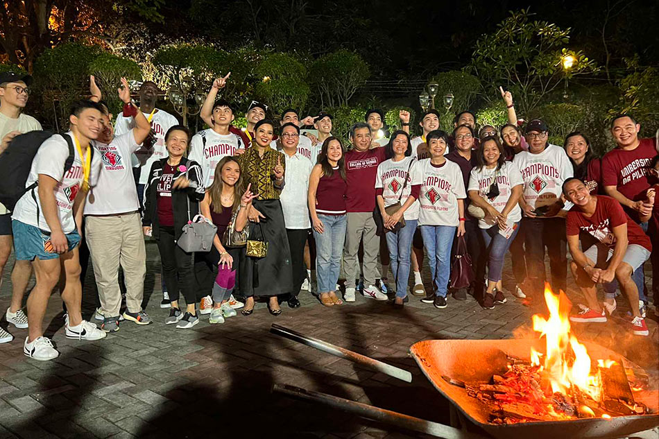 Celebration in UP Diliman after Maroons win UAAP Men&#39;s Basketball Finals 3