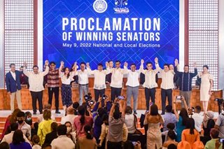 Winning senatorial candidates officially proclaimed