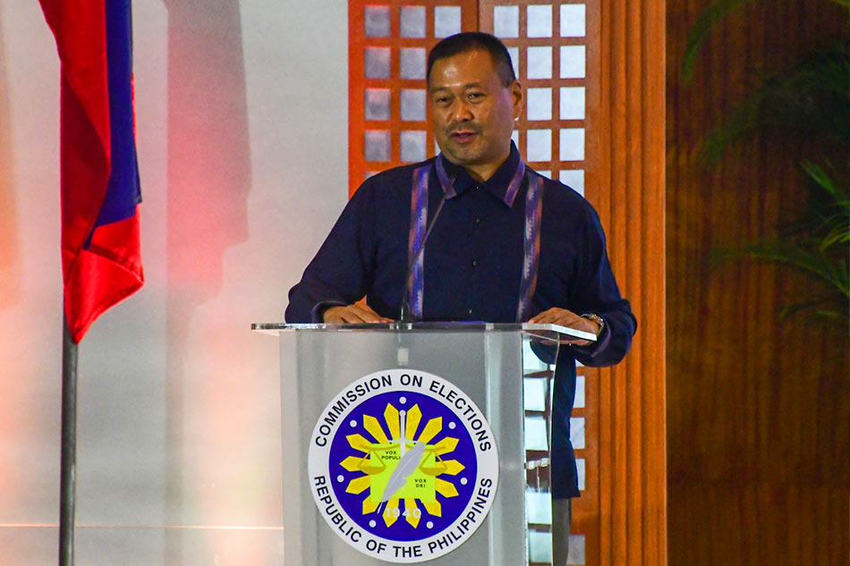 Senatorial-elect JV Ejercito during the proclamation of winning senators for the national elections in Pasay City on May 18, 2022. Mark Demayo, ABS-CBN News