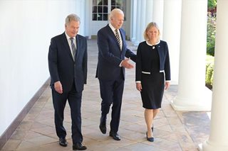 Biden welcomes Sweden, Finland leaders in push for NATO bid