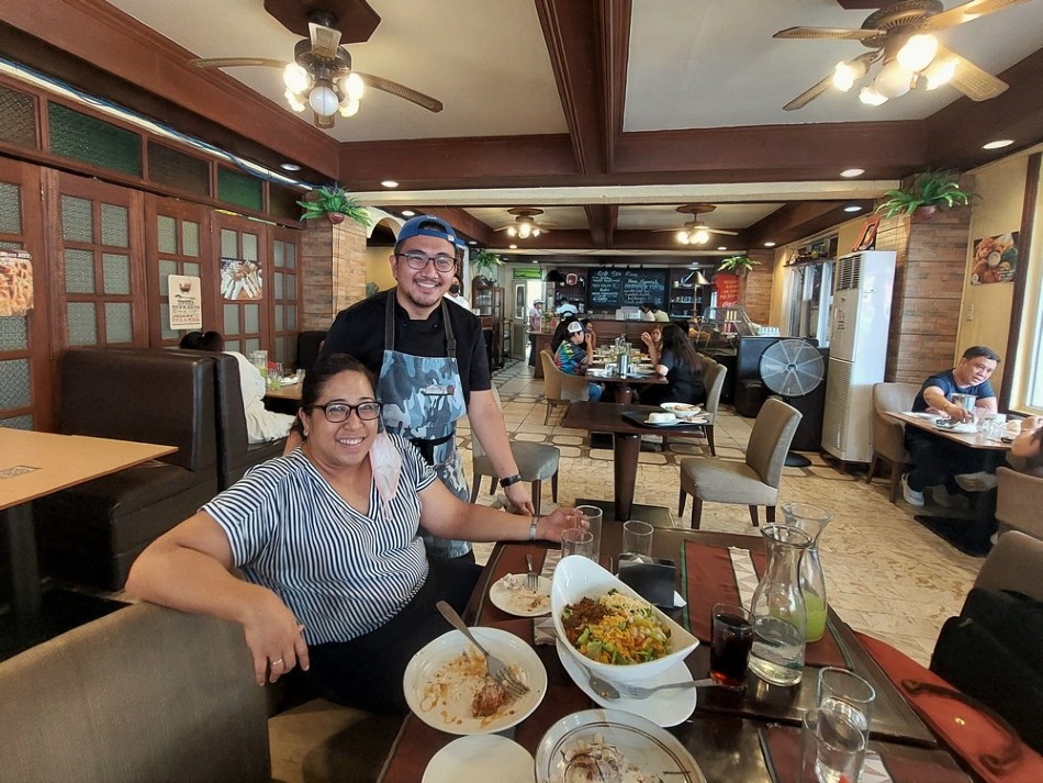 Chef Carmina and Chef Mon at Cafe Dos. Jeeves de Veyra