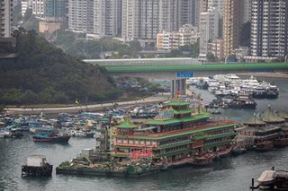 HK floating restaurant towed away after half a century