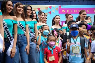 Bb. Pilipinas 2022 bets spend time with orphaned kids